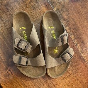 Birkenstock Brown Sandals Classic Two-Strap Design